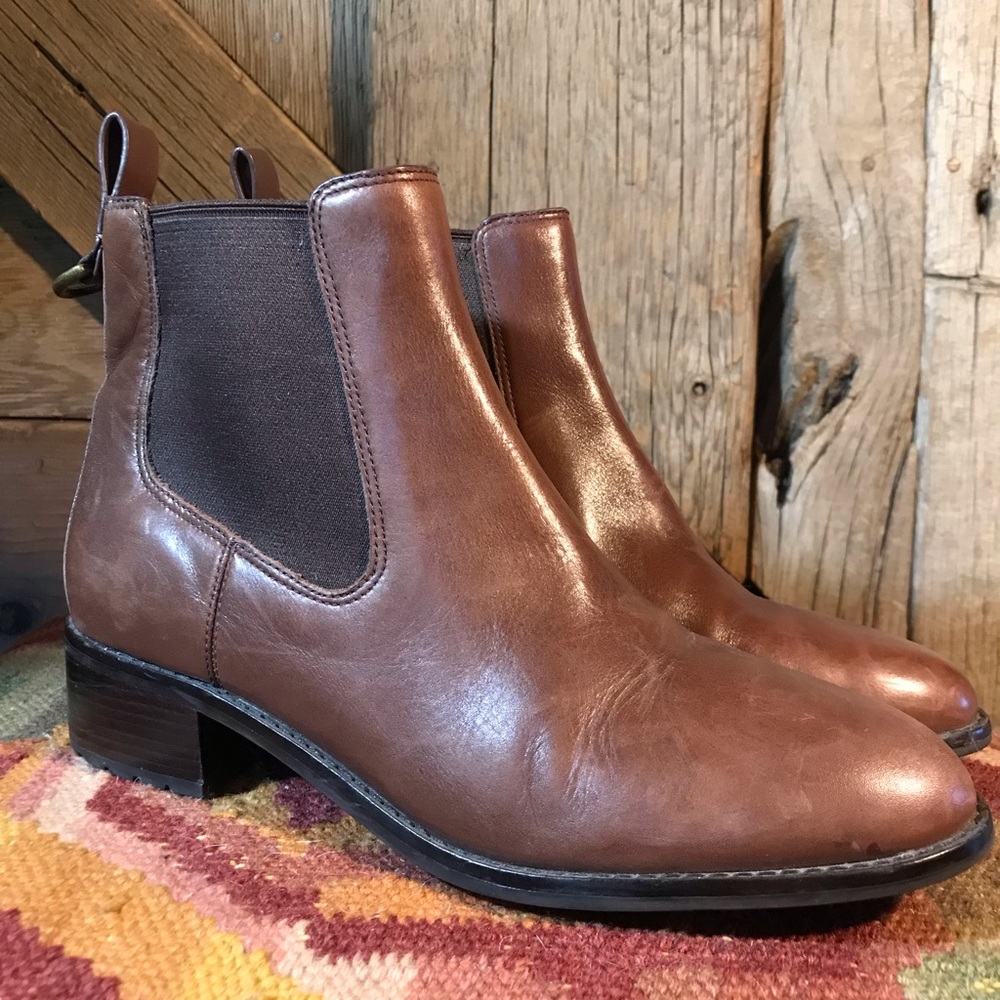 Cole Haan brown Newburgh booties | 9